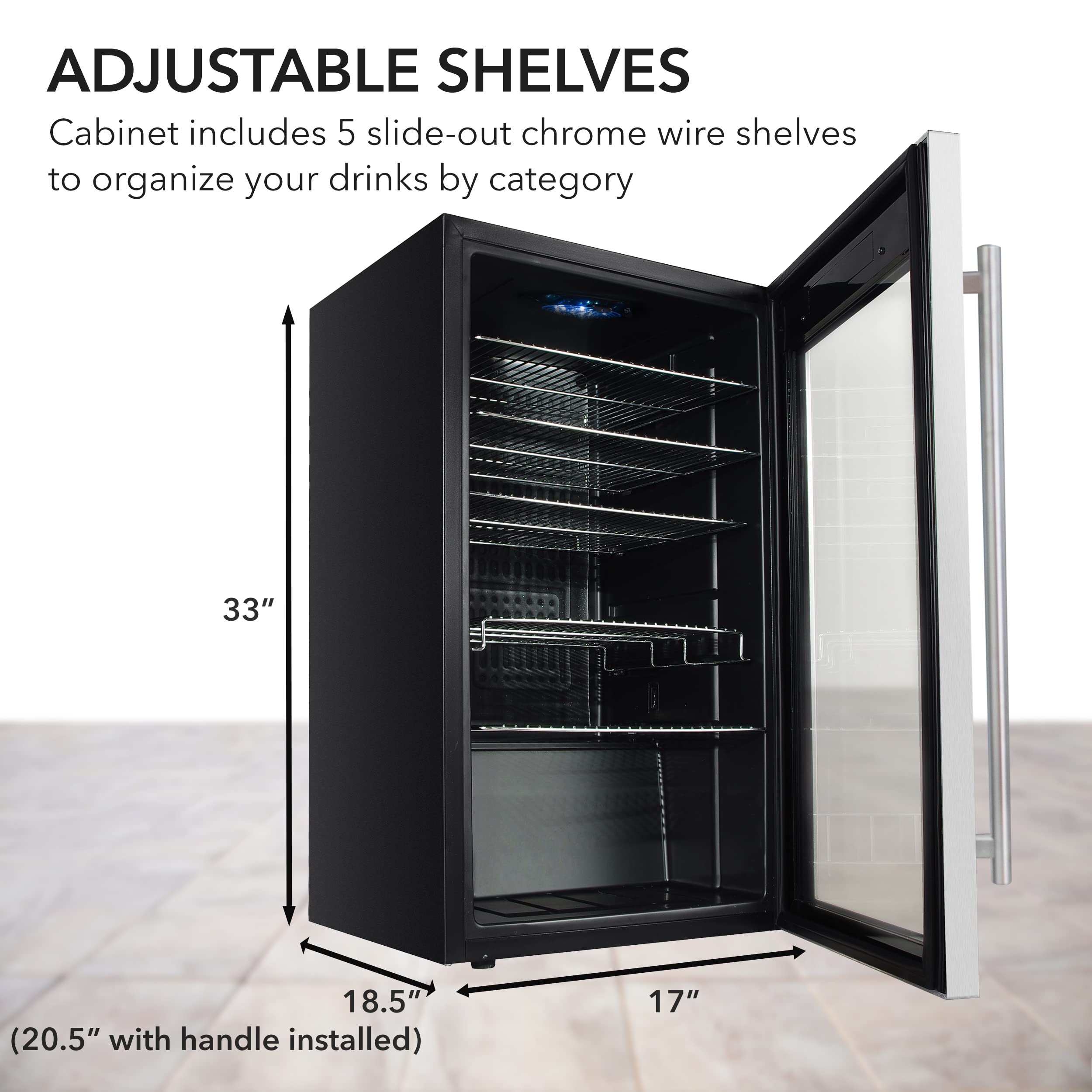Amazon.com: Whynter Beverage Refrigerator with Double-Layer